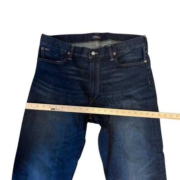 Polo Ralph Lauren The Thompson Relaxed men 36X32 Indigo blue jeans.